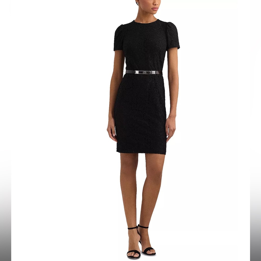 Lauren Ralph Lauren Corded Lace Cocktail Dress - Picture 4 of 9
